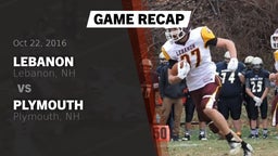 Recap: Lebanon  vs. Plymouth  2016