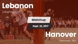 Matchup: Lebanon vs. Hanover  2017