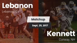 Matchup: Lebanon vs. Kennett  2017