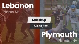 Matchup: Lebanon vs. Plymouth  2017