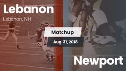 Matchup: Lebanon vs. Newport  2018