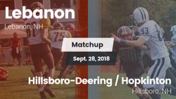 Matchup: Lebanon vs. Hillsboro-Deering / Hopkinton  2018