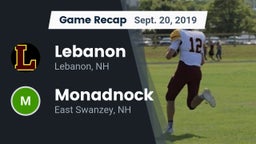 Recap: Lebanon  vs. Monadnock  2019