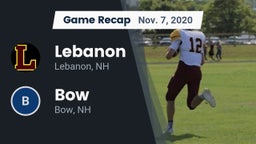 Recap: Lebanon  vs. Bow  2020