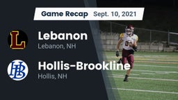 Recap: Lebanon  vs. Hollis-Brookline  2021