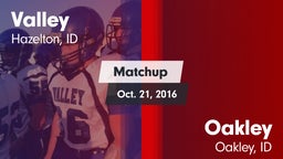 Matchup: Valley vs. Oakley  2016