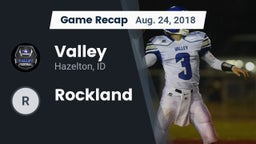 Recap: Valley  vs. Rockland  2018