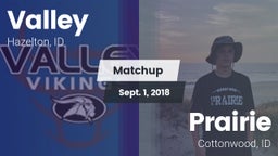 Matchup: Valley vs. Prairie  2018