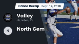 Recap: Valley  vs. North Gem  2018