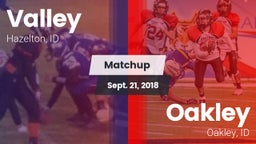 Matchup: Valley vs. Oakley  2018