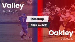 Matchup: Valley vs. Oakley  2019