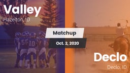 Matchup: Valley vs. Declo  2020
