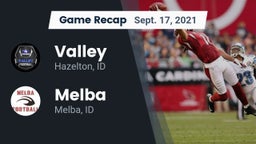 Recap: Valley  vs. Melba  2021