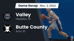 Recap: Valley  vs. Butte County  2023