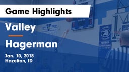 Valley  vs Hagerman  Game Highlights - Jan. 10, 2018
