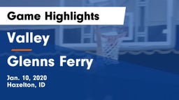Valley  vs Glenns Ferry  Game Highlights - Jan. 10, 2020