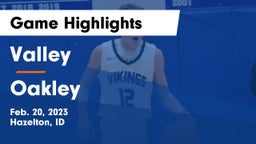 Valley  vs Oakley  Game Highlights - Feb. 20, 2023