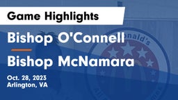 Bishop O'Connell  vs Bishop McNamara  Game Highlights - Oct. 28, 2023