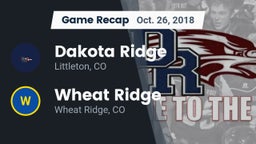 Recap: Dakota Ridge  vs. Wheat Ridge  2018