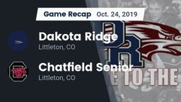 Recap: Dakota Ridge  vs. Chatfield Senior  2019