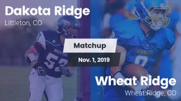 Matchup: Dakota Ridge High vs. Wheat Ridge  2019