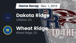 Recap: Dakota Ridge  vs. Wheat Ridge  2019