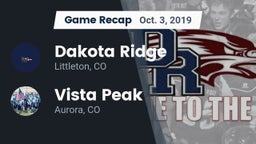 Recap: Dakota Ridge  vs. Vista Peak  2019