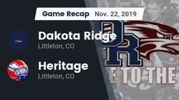 Recap: Dakota Ridge  vs. Heritage  2019