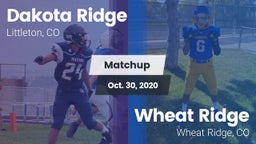 Matchup: Dakota Ridge High vs. Wheat Ridge  2020