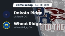Recap: Dakota Ridge  vs. Wheat Ridge  2020