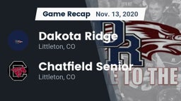 Recap: Dakota Ridge  vs. Chatfield Senior  2020