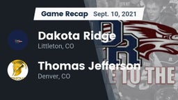 Recap: Dakota Ridge  vs. Thomas Jefferson  2021