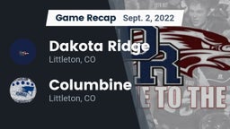 Recap: Dakota Ridge  vs. Columbine  2022