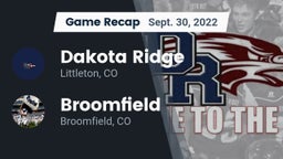 Recap: Dakota Ridge  vs. Broomfield  2022