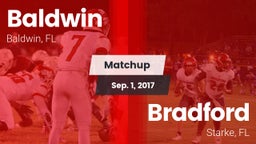 Matchup: Baldwin  vs. Bradford  2017