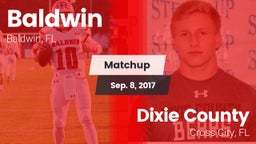 Matchup: Baldwin  vs. Dixie County  2017