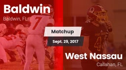 Matchup: Baldwin  vs. West Nassau  2017