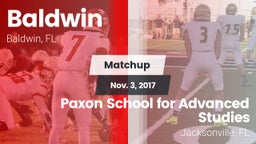 Matchup: Baldwin  vs. Paxon School for Advanced Studies 2017