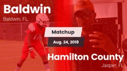Matchup: Baldwin  vs. Hamilton County  2018