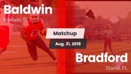 Matchup: Baldwin  vs. Bradford  2018