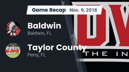 Recap: Baldwin  vs. Taylor County  2018
