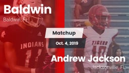 Matchup: Baldwin  vs. Andrew Jackson  2019