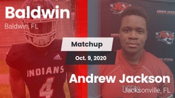 Matchup: Baldwin  vs. Andrew Jackson  2020