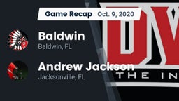 Recap: Baldwin  vs. Andrew Jackson  2020