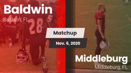 Matchup: Baldwin  vs. Middleburg  2020