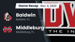 Recap: Baldwin  vs. Middleburg  2020