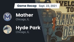 Recap: Mather  vs. Hyde Park  2021