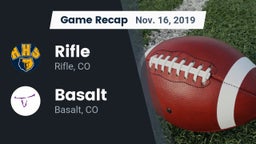 Recap: Rifle  vs. Basalt  2019
