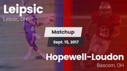 Matchup: Leipsic vs. Hopewell-Loudon  2017
