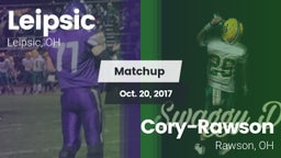 Matchup: Leipsic vs. Cory-Rawson  2017